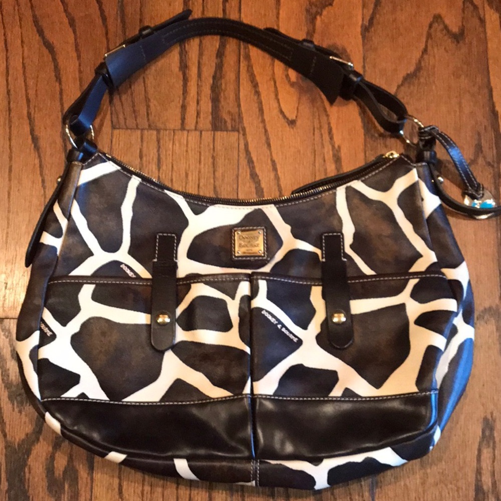 Dooney & Bourke Cow Print Shoulder Tote